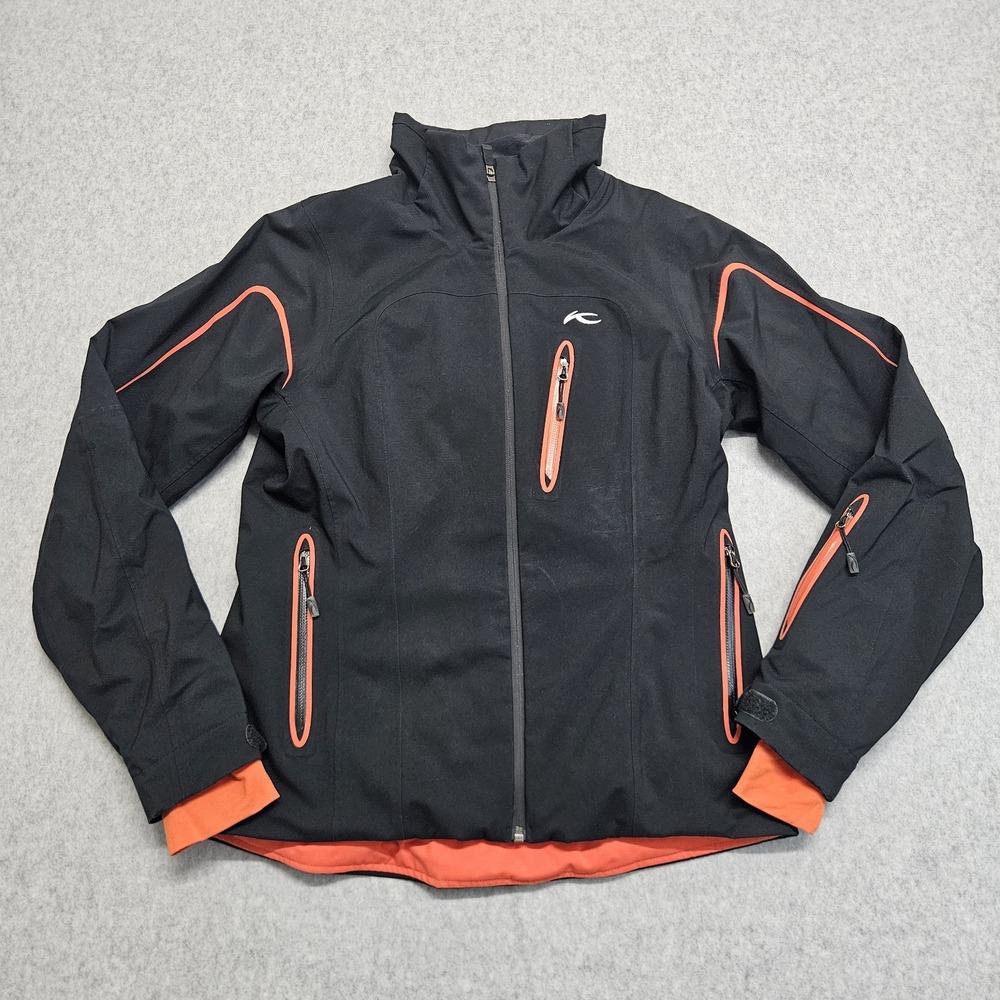 KJUS Full Zip Ski‎ Snowboard Insulated Womens Jacket Black 38 US Medium